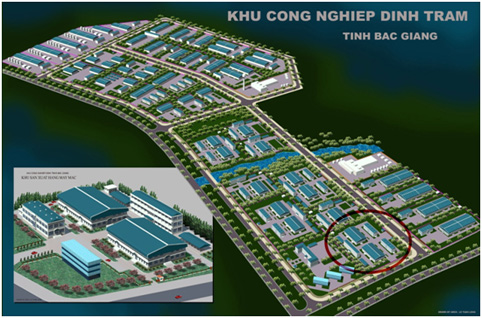 KHU CÔNG NGHIỆP ĐÌNH TRÁM - BẮC GIANG 